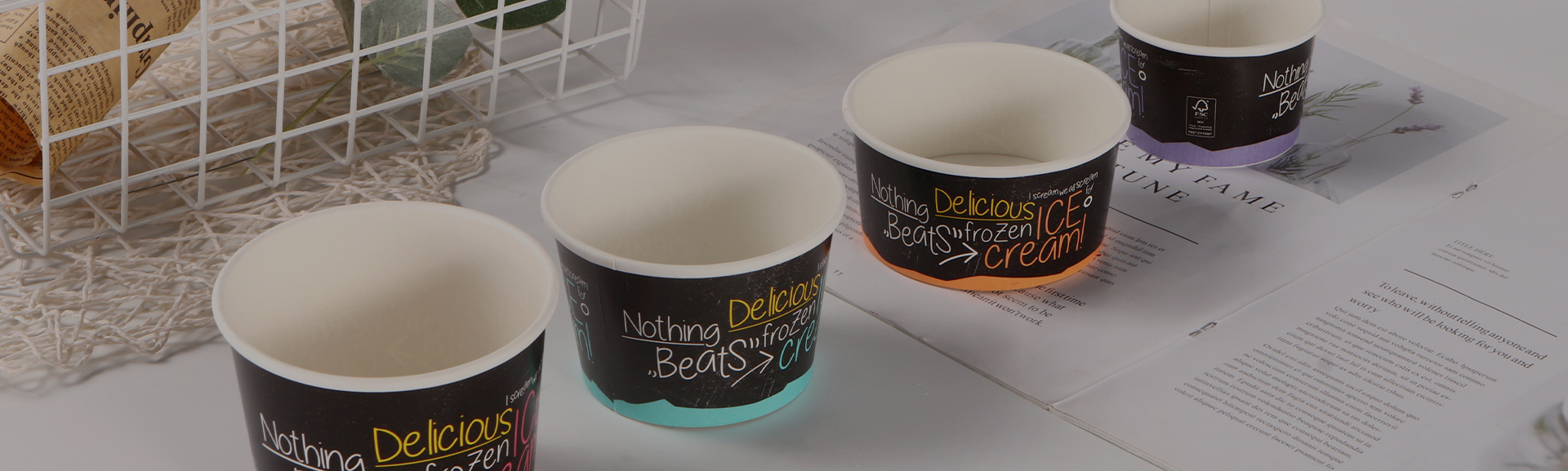 ถ้วยกระดาษไอศกรีม